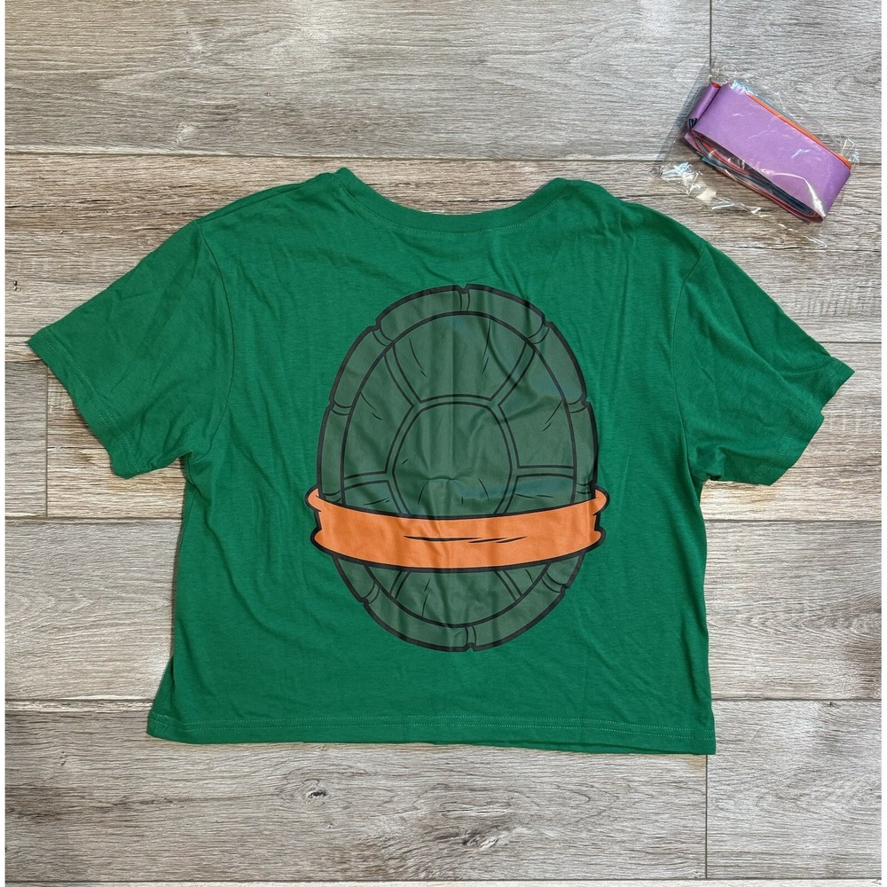 Teenage Mutant Ninja Turtles TMNT Costume‎ T-Shirt Kit Adult M 8-10 Nickelodeon - Picture 6 of 8